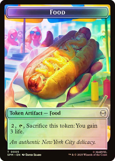 {Food Token} // {Spider Token}、Magic: The Gathering、kayou