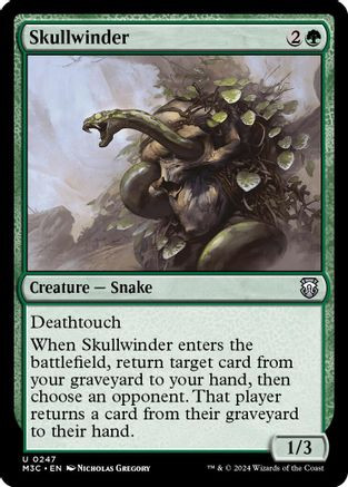 Skullwinder (Ripple Foil) (M3C-247) - Modern Horizons 3 Commander Foil、Wizards of the Coast、kayou