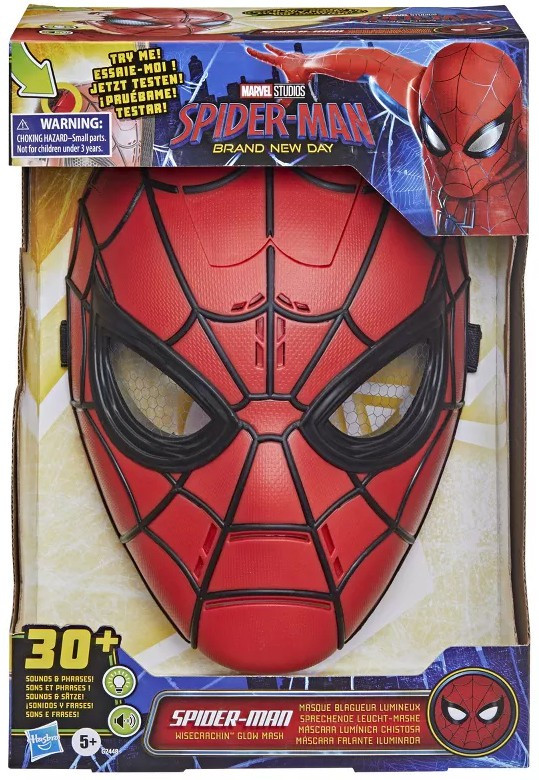 Marvel Spider-Man: Brand New Day Spider-Man Wisecrackin' Glow Mask、ToyWiz、kayou