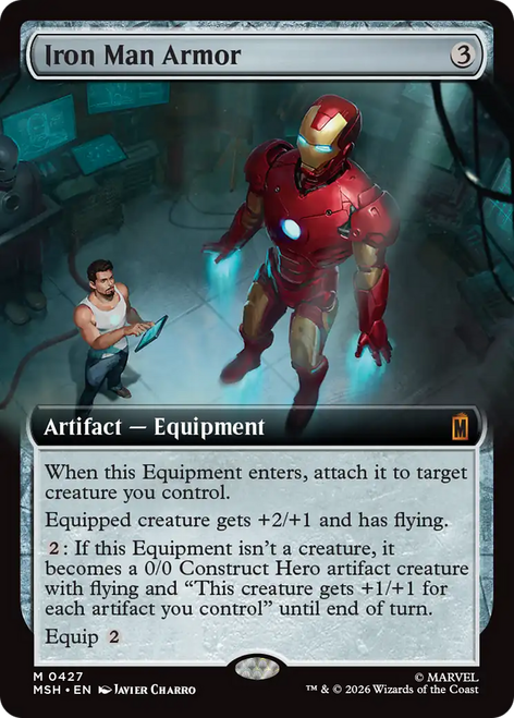 Iron Man Armor (Extended Art) | Marvel Super Heroes、Magic: The Gathering、kayou