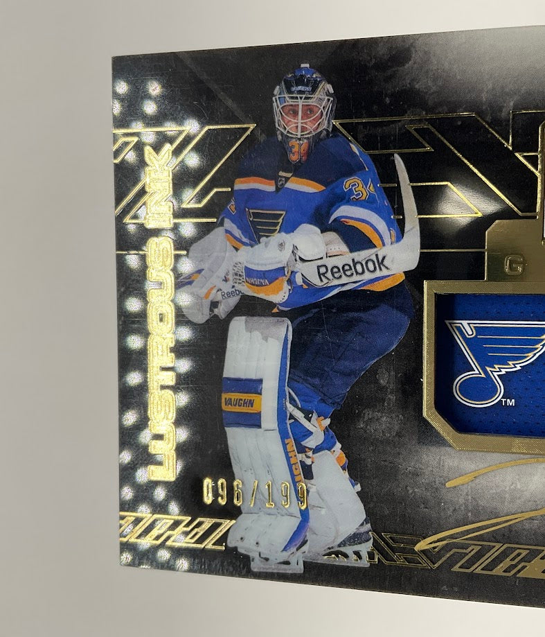 Jake Allen 2015-16 Upper Deck Black Lustrous Ink Auto 096/199 #LI-JA、Collector Store LLC、kayou