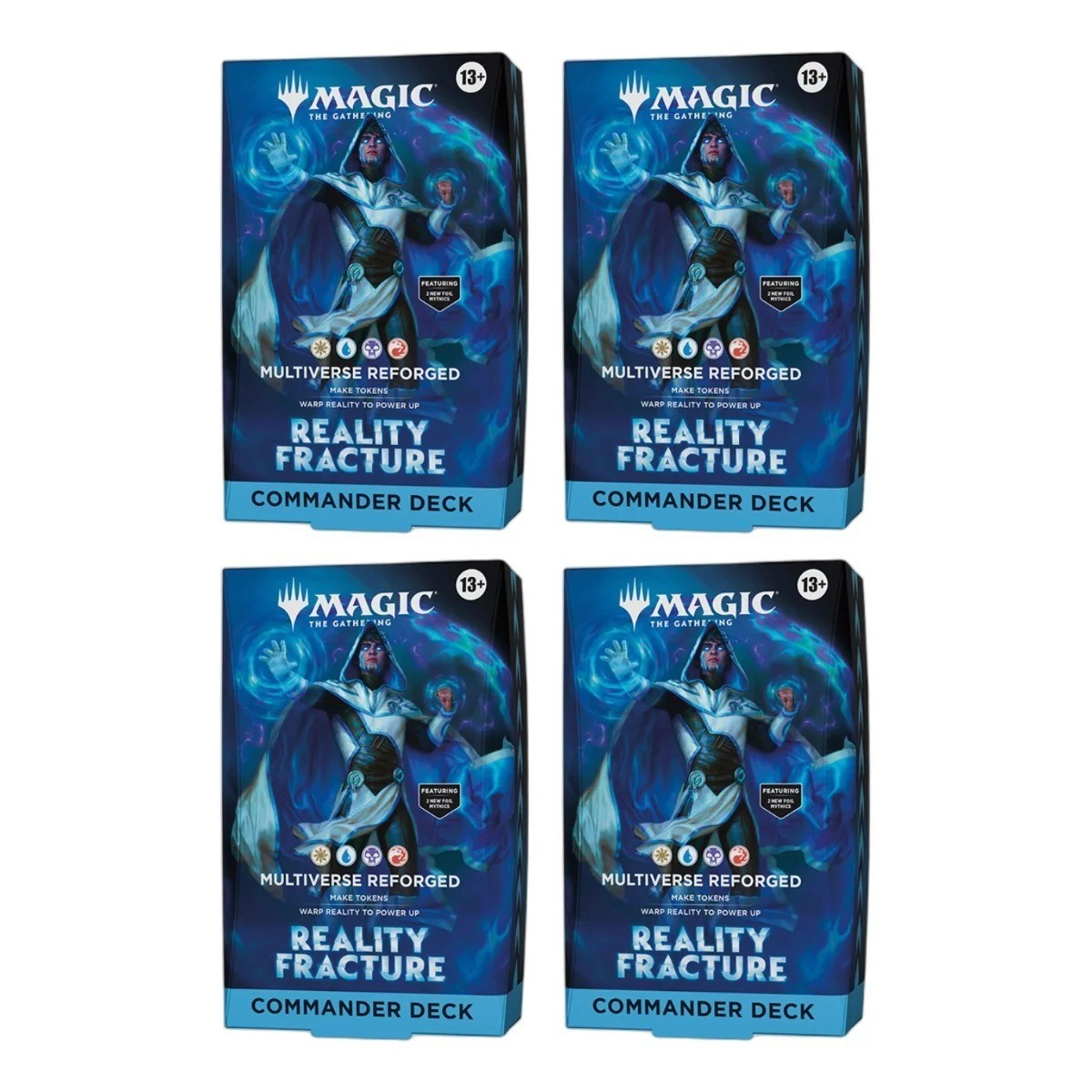 MtG Reality Fracture Multiverse Reforged Box of 4 Commander Decks (Pre-Order ships October)、ToyWiz、kayou