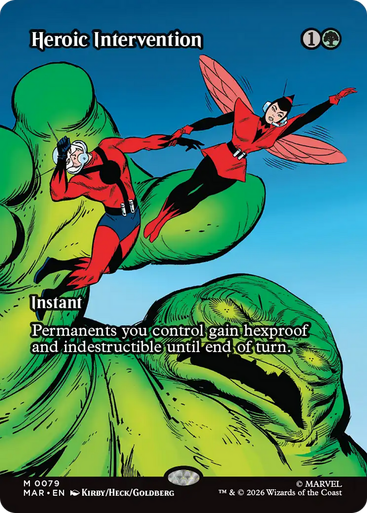 Heroic Intervention (#79) (Borderless Source Material Foil) | Marvel Universe、Magic: The Gathering、kayou