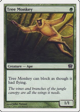 Tree Monkey (9ED-275) - 9th Edition Foil、Wizards of the Coast、kayou