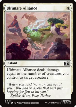 Ultimate Alliance (MSC-611) - Commander: Marvel Super Heroes、Wizards of the Coast、kayou