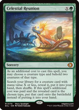 Celestial Reunion (PPECL-170) - Promo Pack: Lorwyn Eclipsed Foil、Wizards of the Coast、kayou