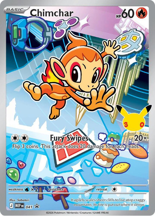 Pokemon Trading Card Game Mega Evolution Promo Promo Chimchar MEP041、ToyWiz、kayou