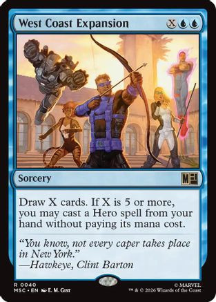 West Coast Expansion (MSC-040) - Commander: Marvel Super Heroes、Wizards of the Coast、kayou