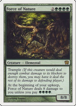 Force of Nature (9ED-242) - 9th Edition、Wizards of the Coast、kayou