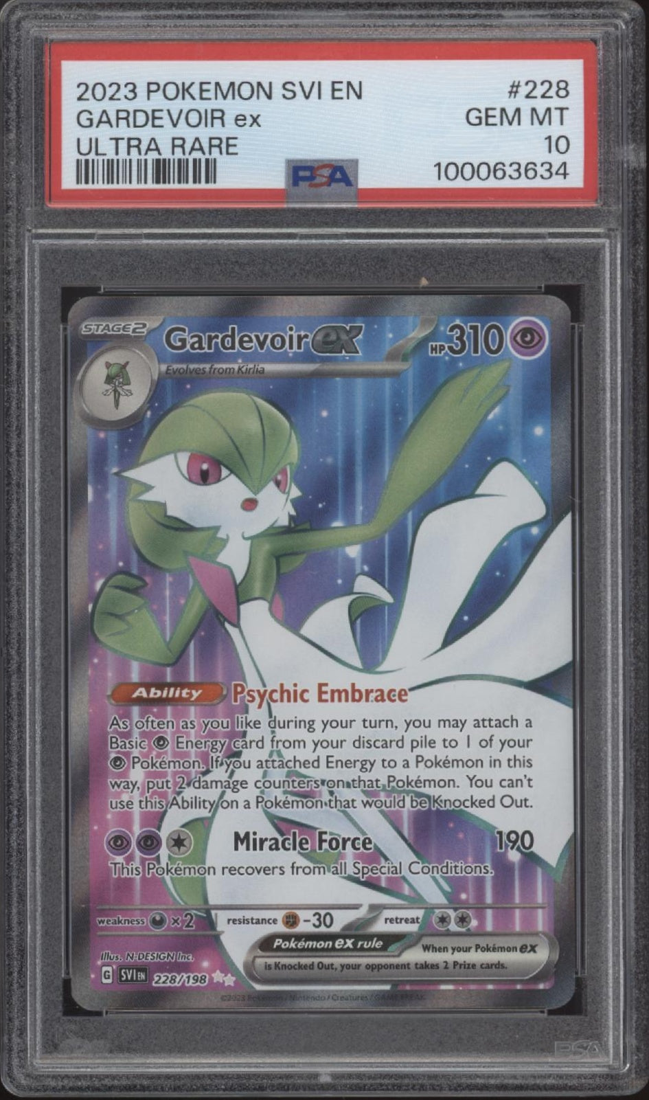 Gardevoir ex Pokemon Scarlet & Violet Ultra Rare #228 PSA 10、Collector Store LLC Gaming、kayou