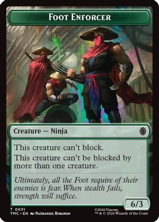 Foot Enforcer (TMC-031) - Commander: Teenage Mutant Ninja Turtles、Wizards of the Coast、kayou