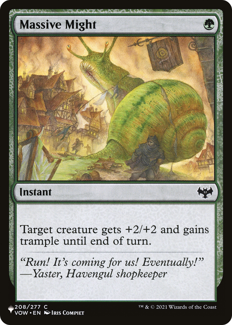 Massive Might (LIST-208/277) - The List、Wizards of the Coast、kayou