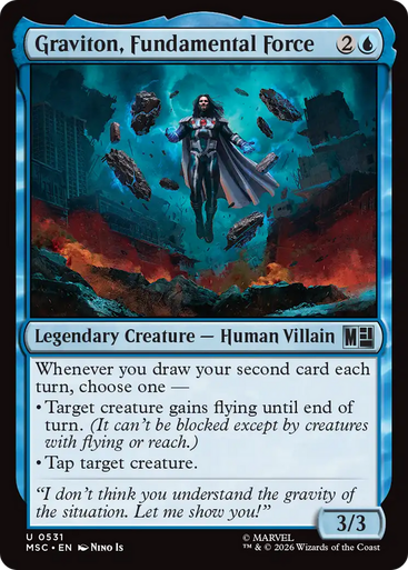 Graviton, Fundamental Force (Foil) | Marvel Super Heroes Commander、Magic: The Gathering、kayou