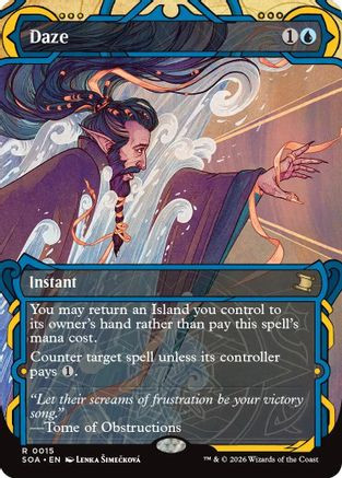 Daze (SOA-015) - Secrets of Strixhaven: Mystical Archive Foil、Wizards of the Coast、kayou