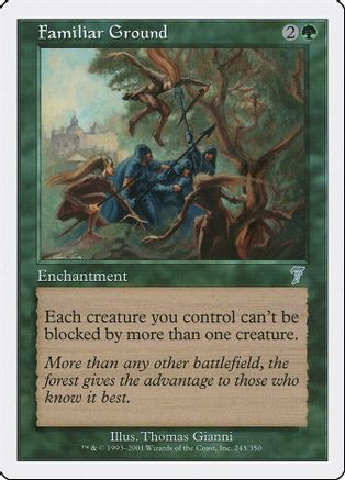 Familiar Ground (7ED-243) - 7th Edition、Wizards of the Coast、kayou