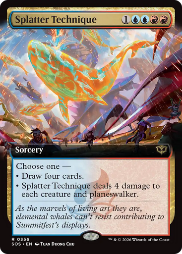 Splatter Technique (Extended Art) | Secrets of Strixhaven、Magic: The Gathering、kayou