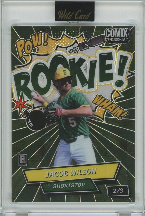 MLB 2025 Wild Card Comix Epic Rookies! 2/3 Rookie! Jacob Wilson Rookie、ToyWiz、kayou