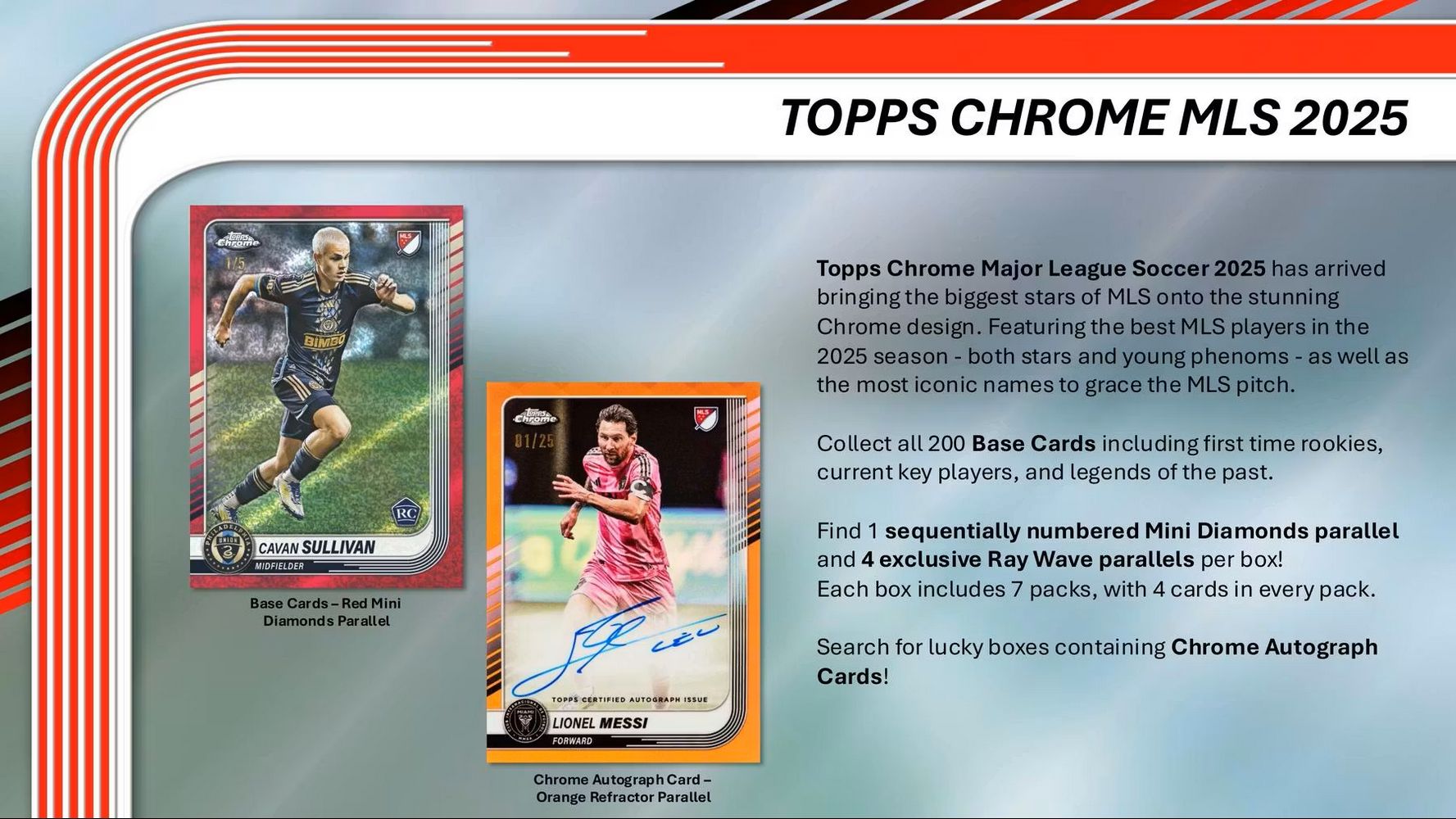 2025 Topps Chrome MLS Soccer Blaster Box、Topps、kayou
