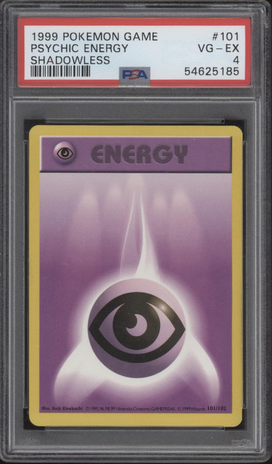 Psychic Energy Pokemon Base Set Shadowless #101 PSA 4、Collector Store LLC Gaming、kayou