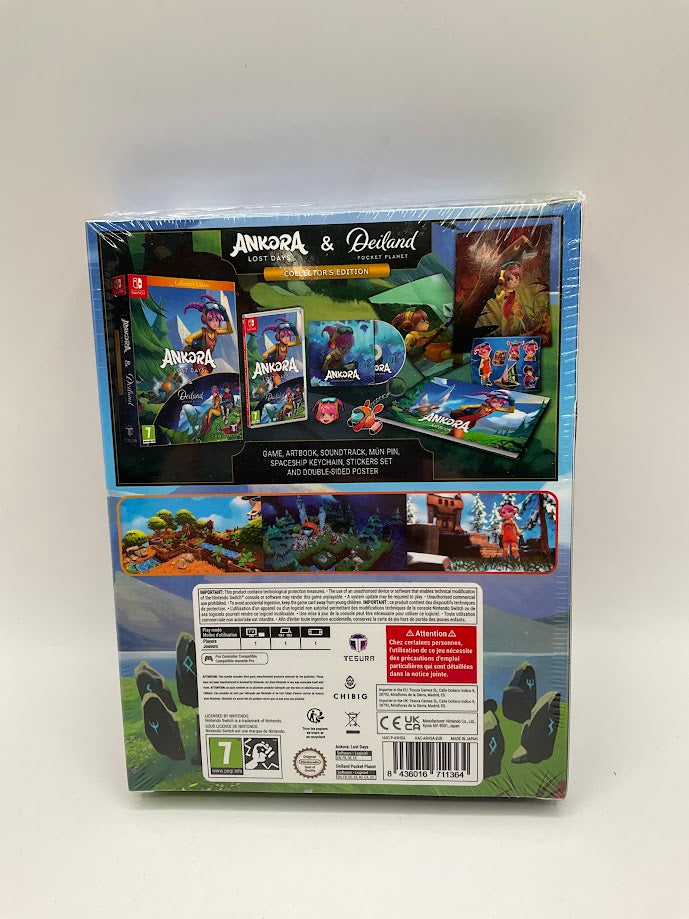 Ankora Lost Days & Deiland Pocket Planet Collectors PAL Nintendo Switch Sealed、Collector Store LLC - VG、kayou