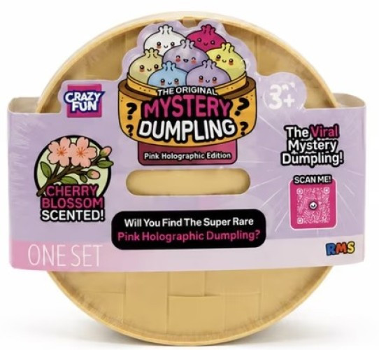 Crazy Fun Pink Holographic Edition Mystery Dumpling Mystery Pack Cherry Blossom Scent、ToyWiz、kayou