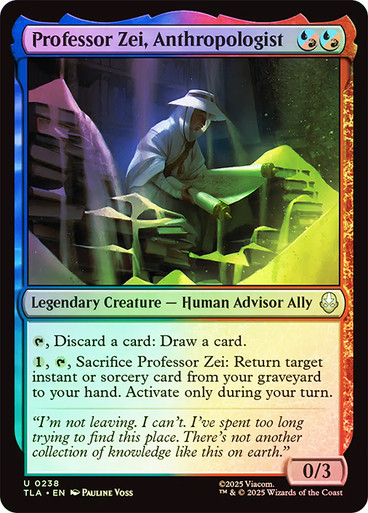 Professor Zei, Anthropologist、Magic: The Gathering、kayou