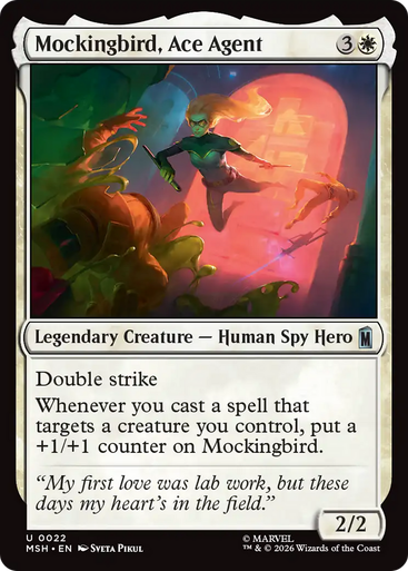 Mockingbird, Ace Agent (Foil) | Marvel Super Heroes、Magic: The Gathering、kayou