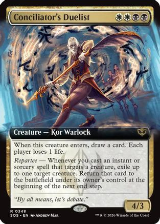 Conciliator's Duelist (Extended Art) (SOS-348) - Secrets of Strixhaven Foil、Wizards of the Coast、kayou