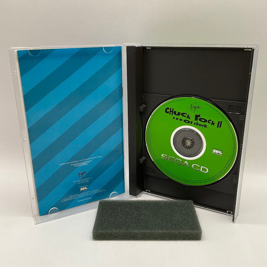 Chuck Rock II Son of Chuck Sega CD Used、Collector Store LLC - VG、kayou
