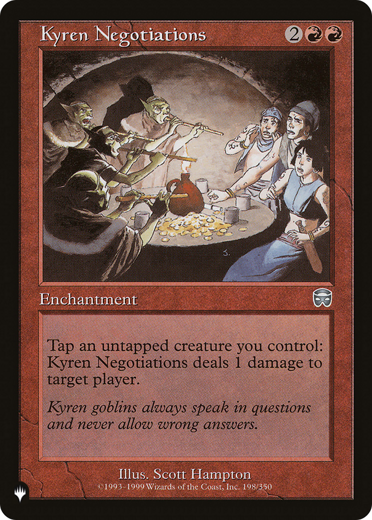 Kyren Negotiations (LIST-198/350) - The List、Wizards of the Coast、kayou