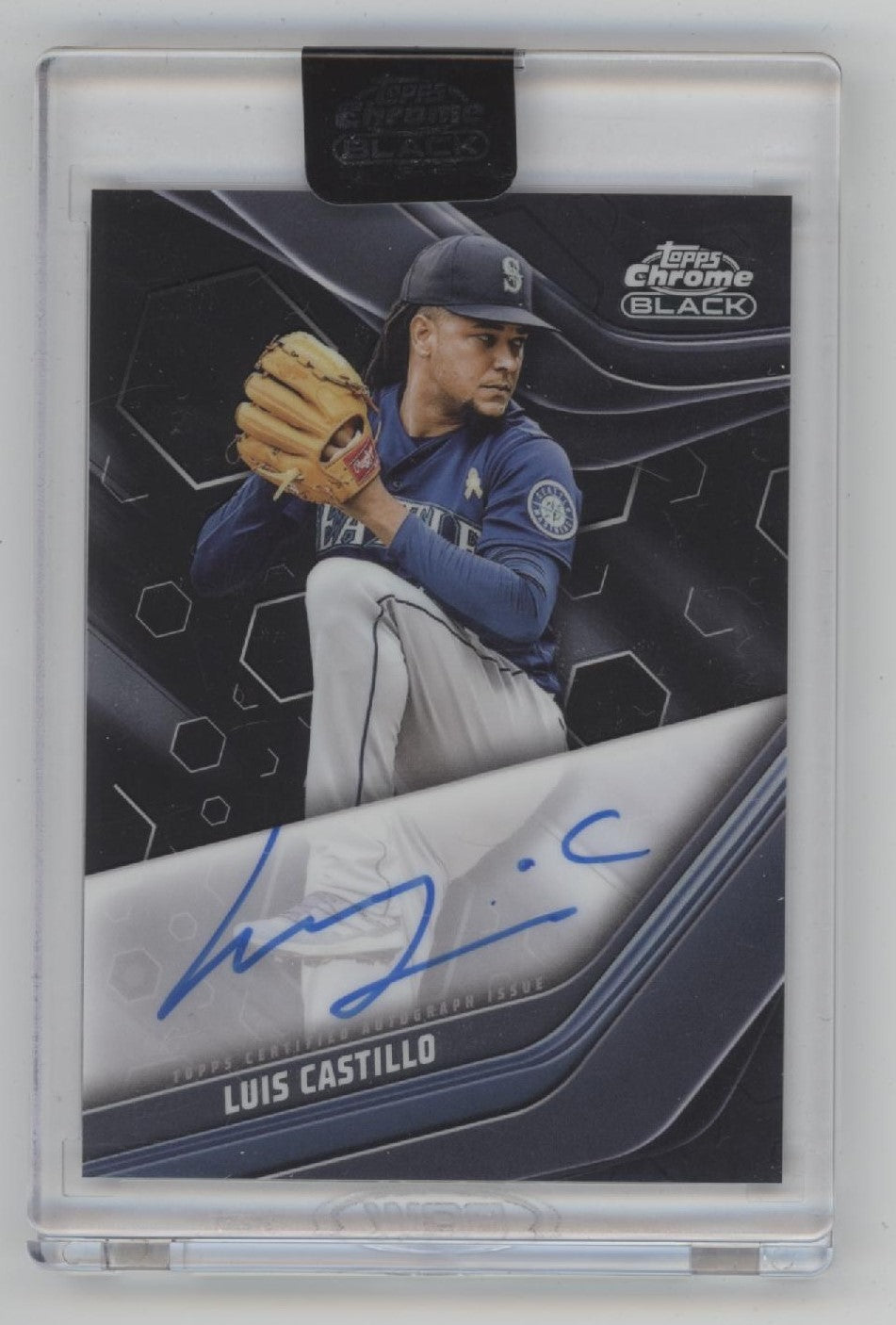 Luis Castillo 2023 Topps Chrome Black Auto #CBA-LC、Collector Store LLC、kayou