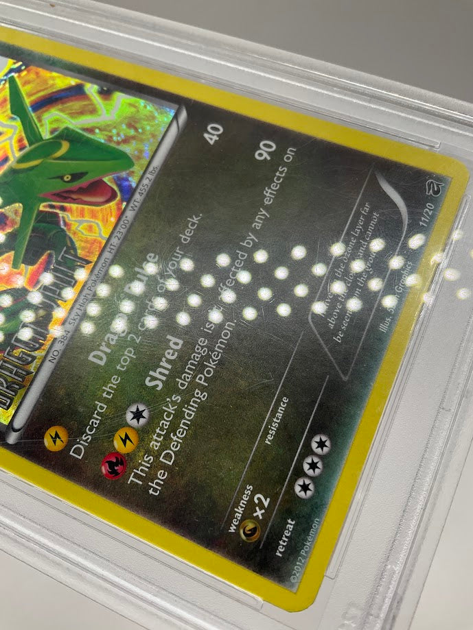 Rayquaza Pokemon Dragon Vault Stamp #11 PSA 8、Collector Store LLC Gaming、kayou