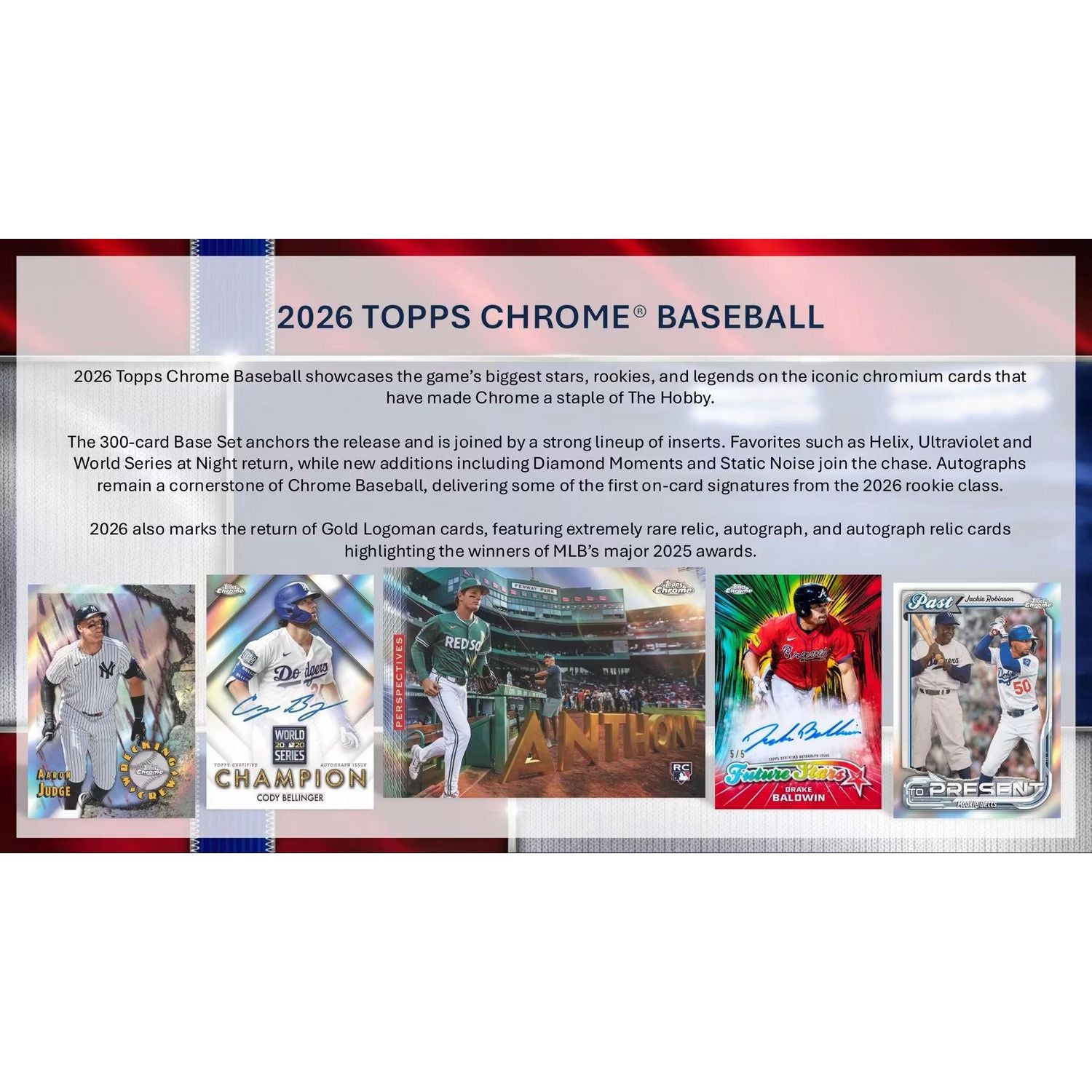 2026 Topps Chrome Baseball Jumbo Box、Topps、kayou