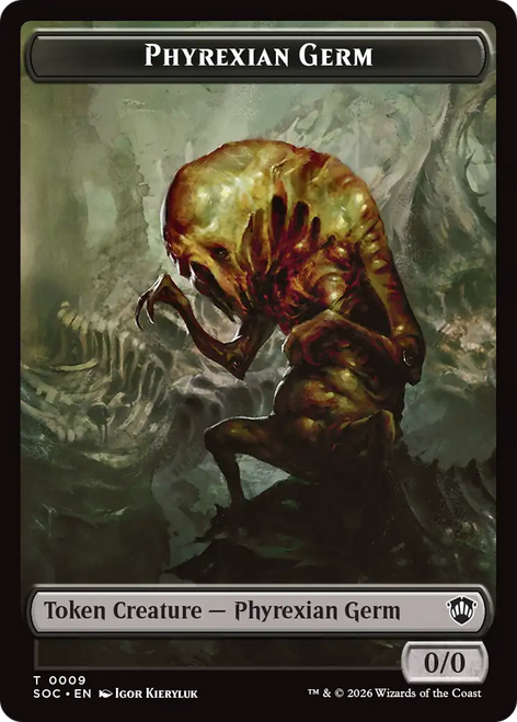 Secrets of Strixhaven Commander - Phyrexian Germ Token | Secrets of Strixhaven Commander、Magic: The Gathering、kayou