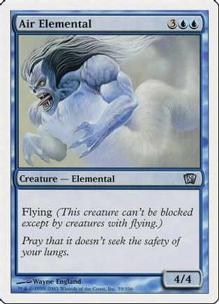 Air Elemental (8ED-059) - 8th Edition Foil、Wizards of the Coast、kayou