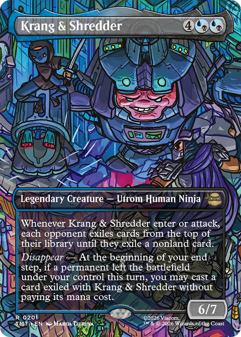 Krang & Shredder (Borderless Scene Foil) | Teenage Mutant Ninja Turtles、Magic: The Gathering、kayou