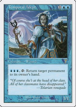 Temporal Adept (7ED-103) - 7th Edition、Wizards of the Coast、kayou