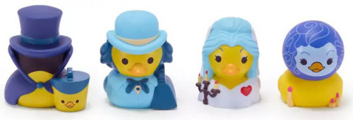 Disney The Haunted Mansion Hatbox Ghost, Prof. Phineas Plump, Constance Hatchaway (Black Widow Bride) & Madame Leota Rubber Duck Set、ToyWiz、kayou