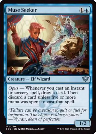 Muse Seeker (SOS-060) - Secrets of Strixhaven Foil、Wizards of the Coast、kayou