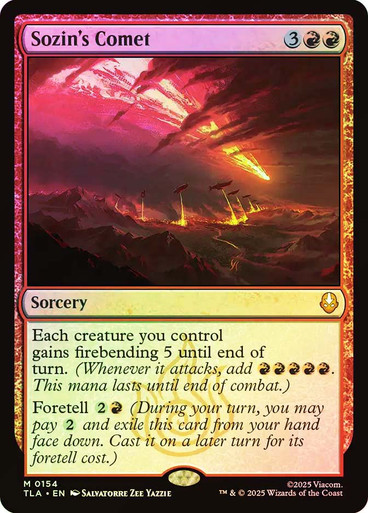 Sozin's Comet (TLA-154)、Magic: The Gathering、kayou