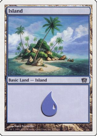 Island (337) (8ED-337) - 8th Edition、Wizards of the Coast、kayou