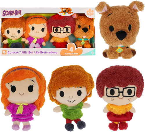 Scooby-Doo! Cuteeze Daphne, Scooby, Shaggy & Velma 6-Inch Plush 4-Pack、ToyWiz、kayou