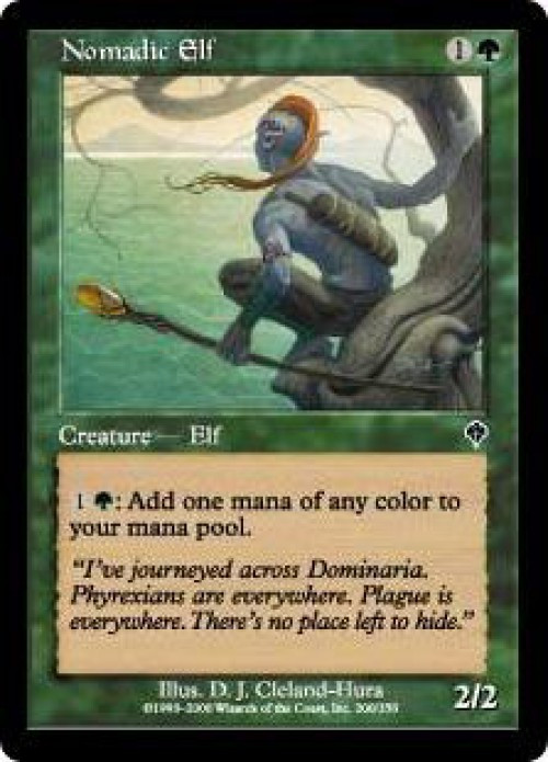 MtG Invasion Common Nomadic Elf #200、ToyWiz、kayou