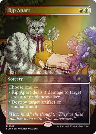 Rip Apart (1917) (Rainbow Foil) (SLD-1917) - Secret Lair Drop Series Foil、Wizards of the Coast、kayou
