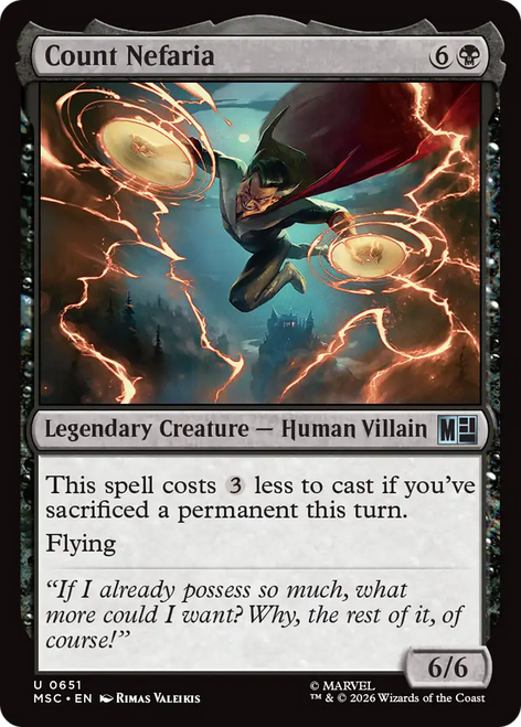 Count Nefaria (Foil) | Marvel Super Heroes Commander、Magic: The Gathering、kayou
