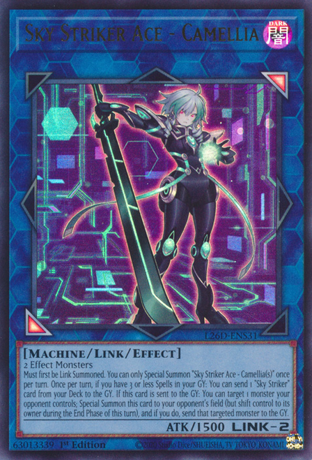 L26D-ENS31 Sky Striker Ace - Camellia (Ultra Rare)、Yu-Gi-Oh!、kayou