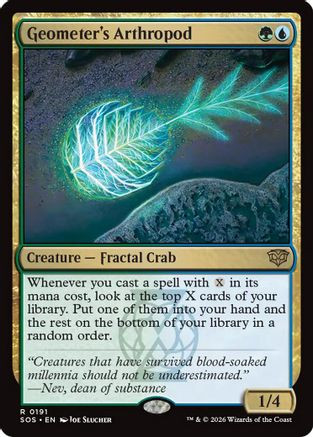 Geometer's Arthropod (SOS-191) - Secrets of Strixhaven、Wizards of the Coast、kayou