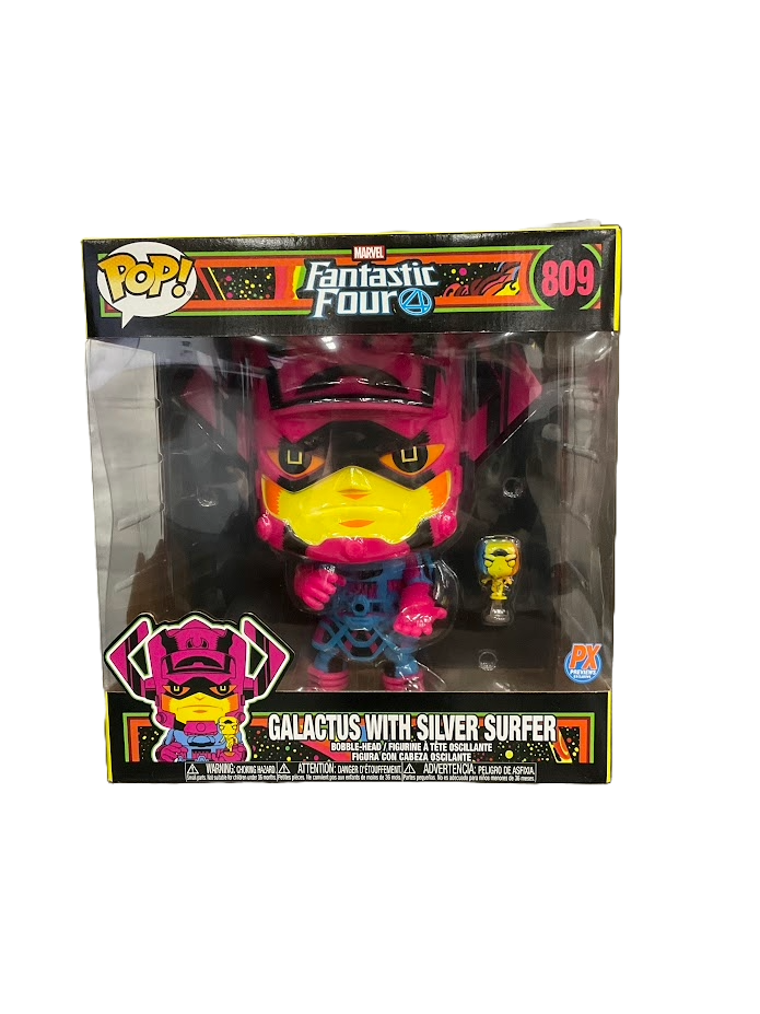 Galactus with Silver Surfer (Blacklight) Funko Pop! Fantastic Four #809 PX Previews、Funko、kayou