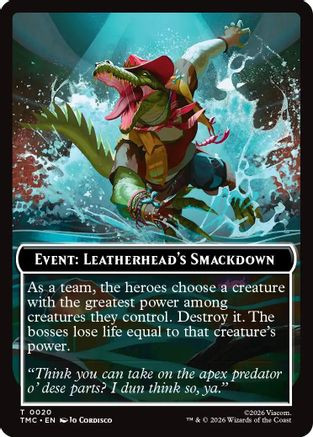 Event: Leatherhead's Smackdown (TMC-020) - Commander: Teenage Mutant Ninja Turtles、Wizards of the Coast、kayou