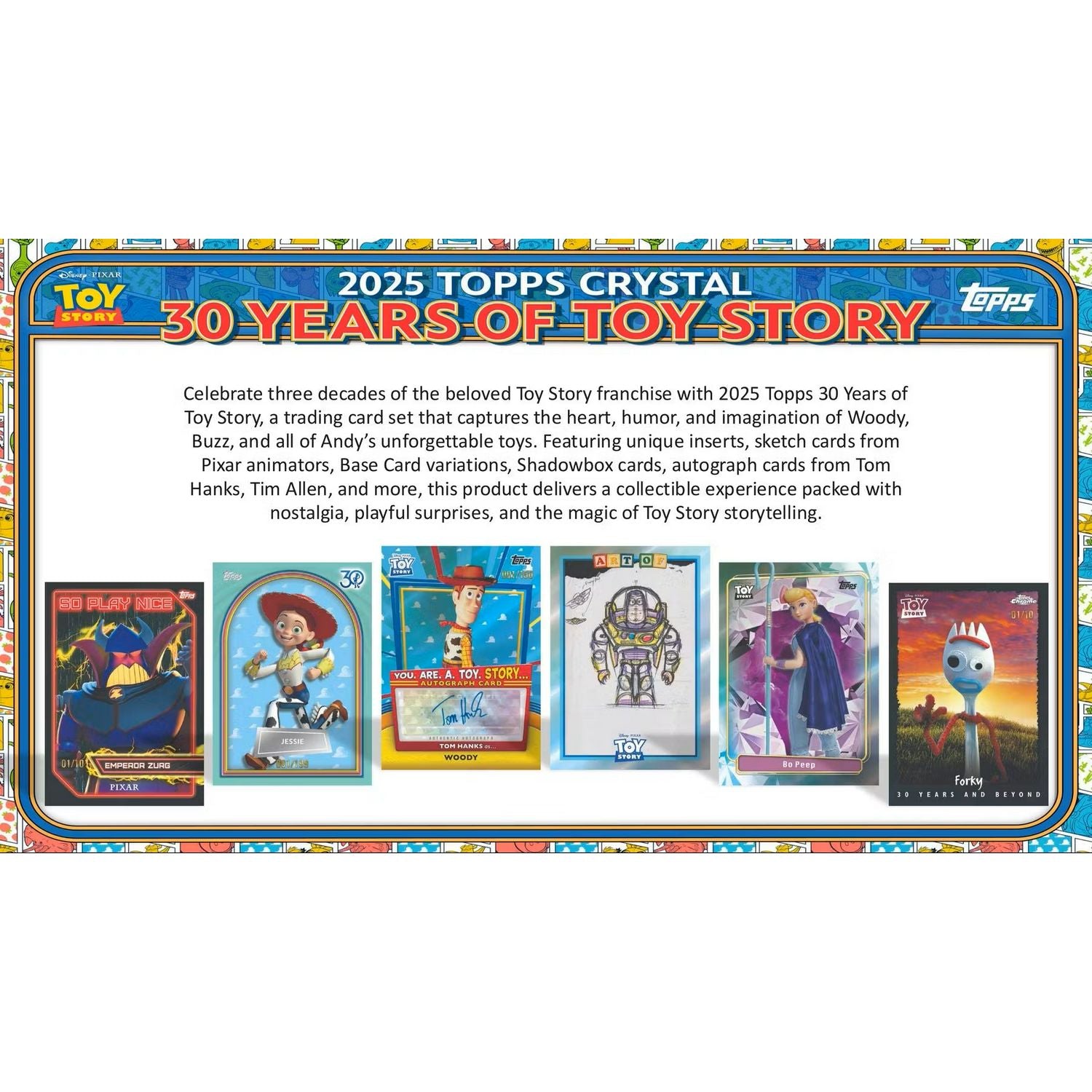 2025 Topps Pixar Crystal 30 Years of Toy Story Hobby Box、Topps、kayou
